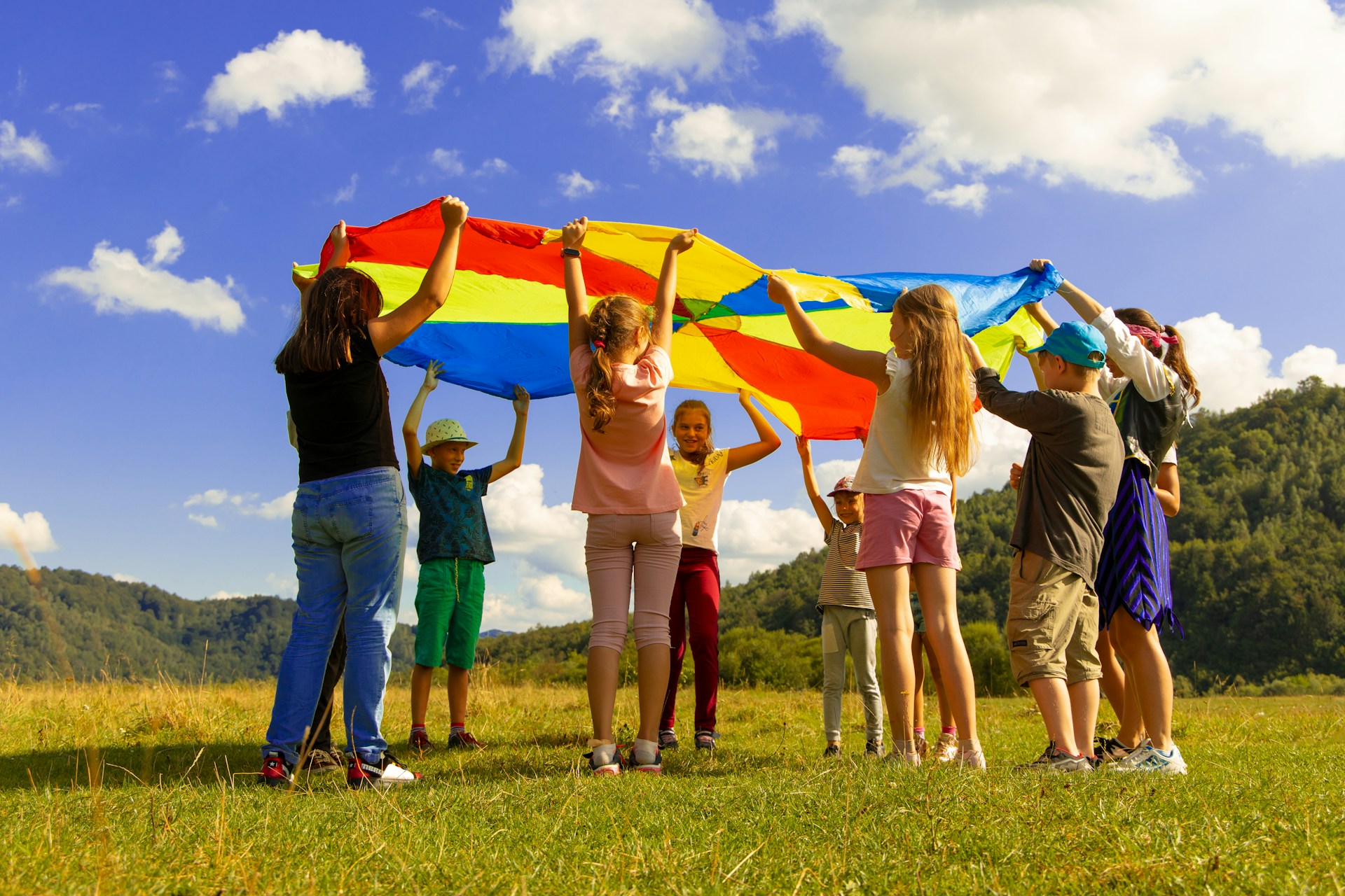Kids in summer