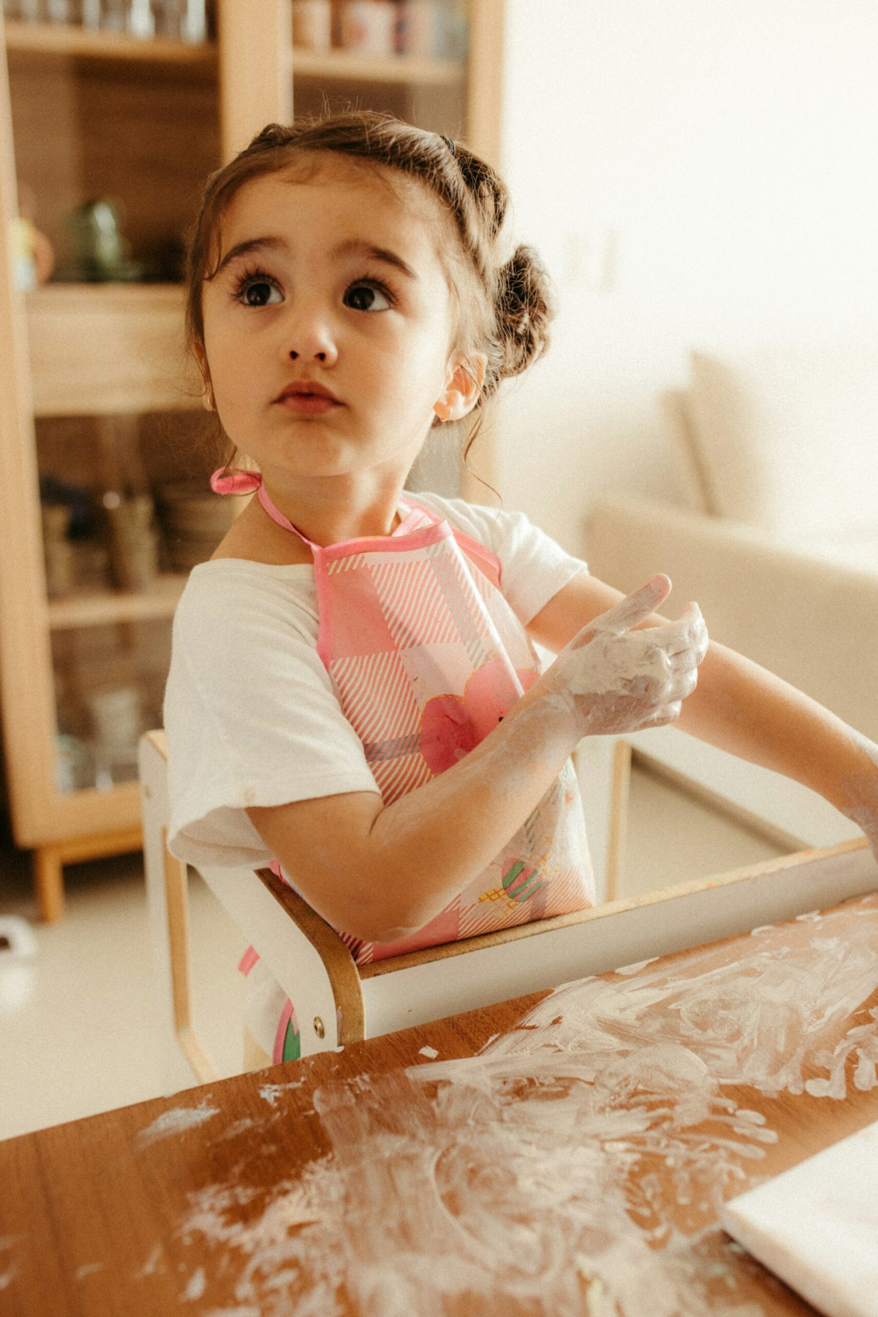 Toddler baking